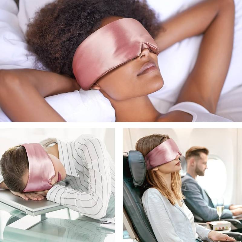 MoonSilk™ — Masque de Sommeil en Soie de Mûrier