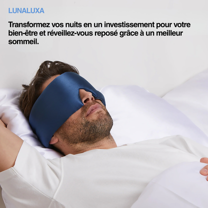 Masque de nuit en soie de mûrier
